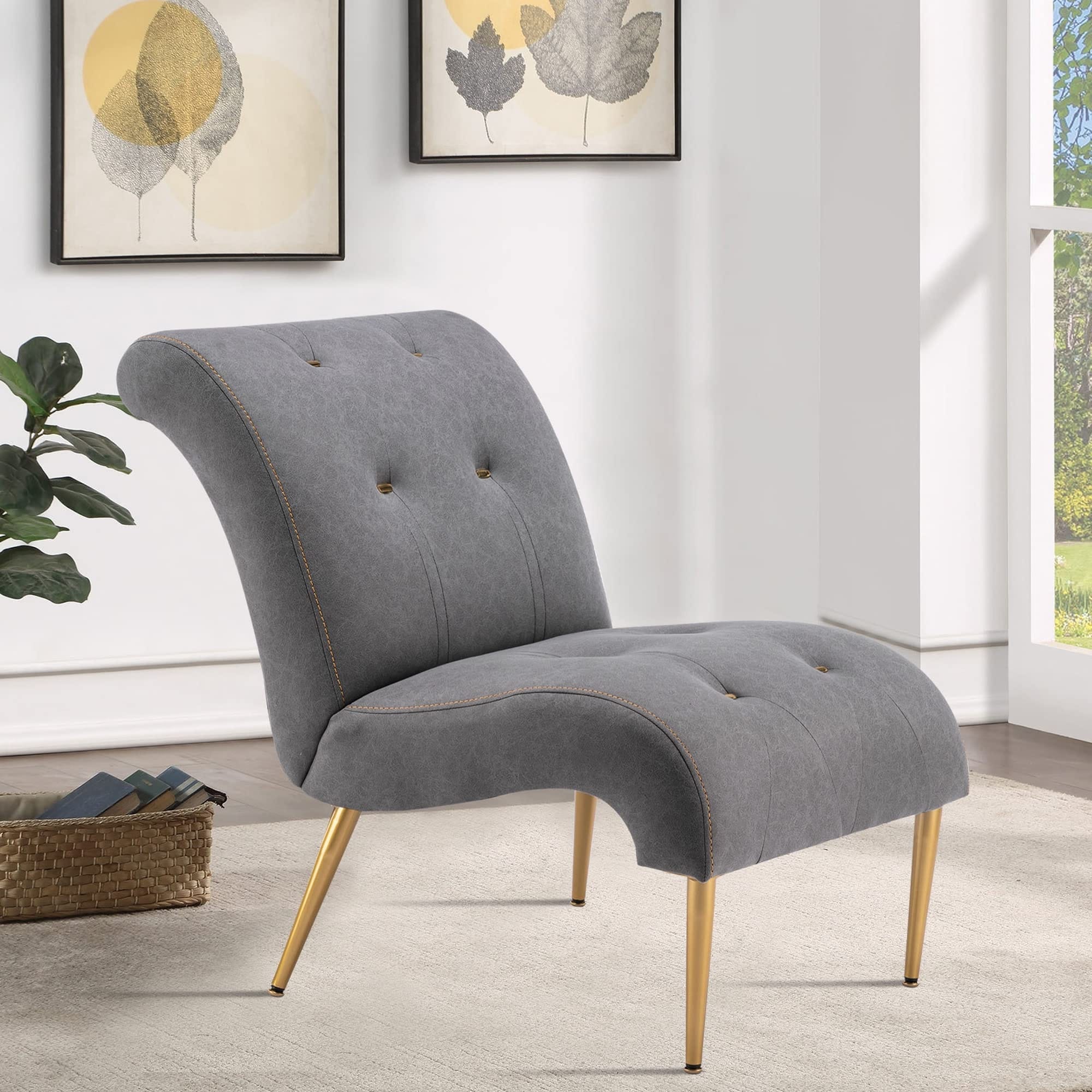 Grey living store room chair