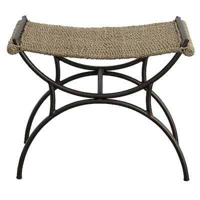 Uttermost 23770 Playa 26" Wide Metal Framed Bench