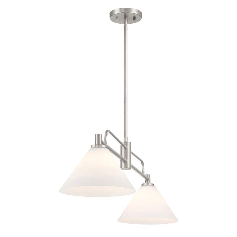 2-Light Chandelier By Trade Winds