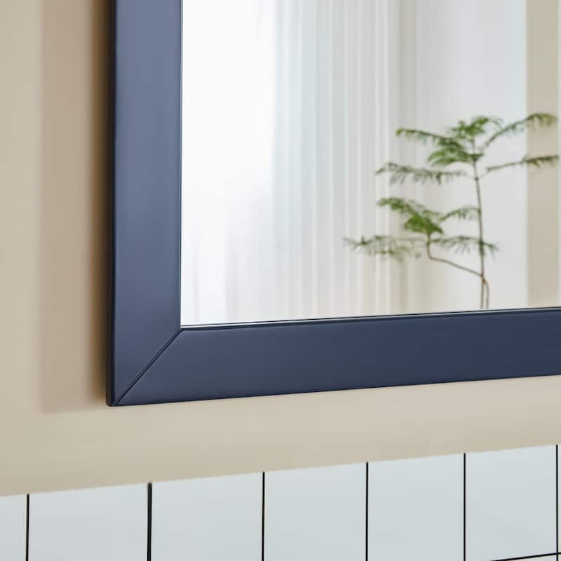 Vanity Art 108" Double Sink Bathroom Vanity Set 13 Dove-Tailed Drawers 3 Cabinets 2 Shelves Soft-Closing Doors with Free Mirror