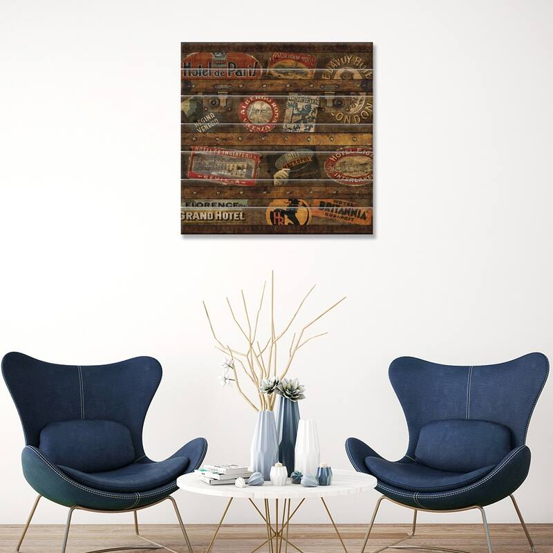 Well Traveled II Print On Wood by Russell Brennan - Multi-Color