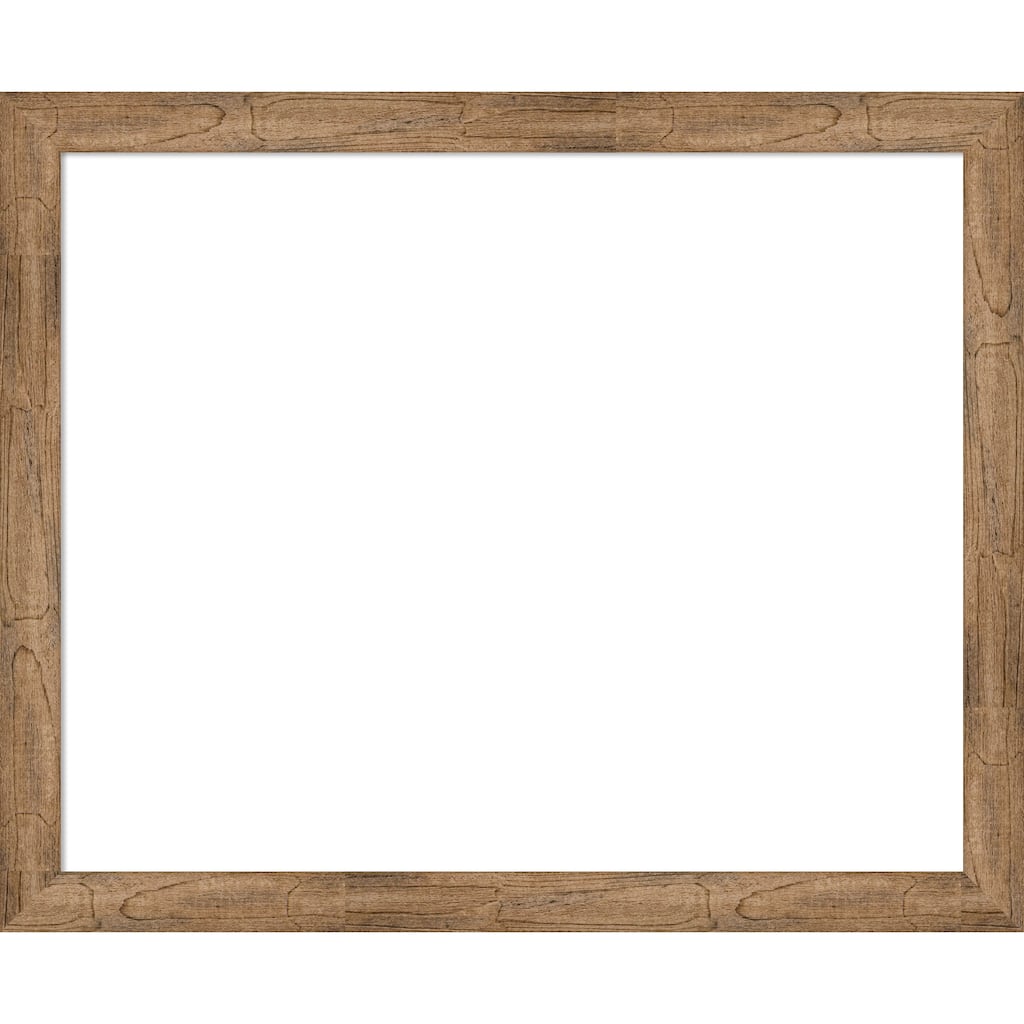 Amanti Art Owl Brown Narrow Framed Dry Erase Magnetic Board