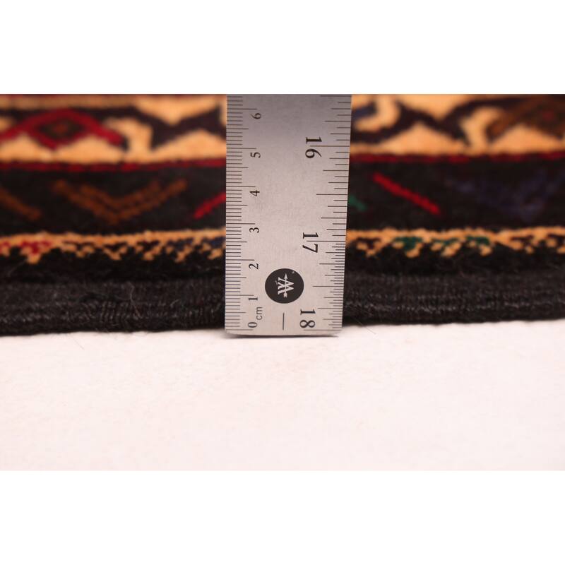 ECARPETGALLERY Hand-knotted Teimani Red Wool Rug - 3'9 x 6'6