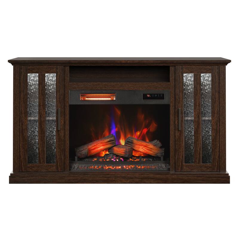 duraflame® Electric Fireplace TV Stand, Stromburg Oak
