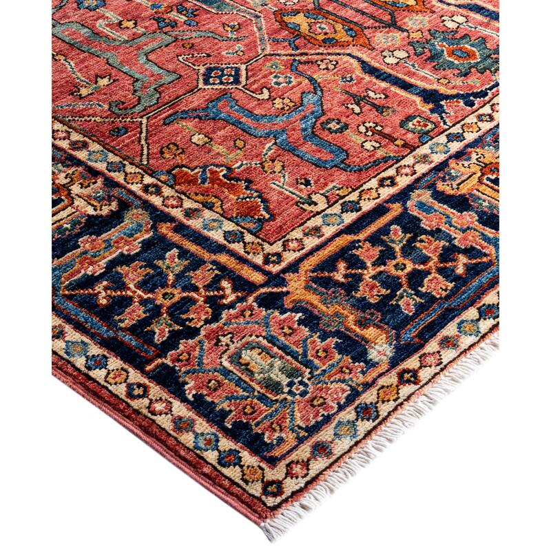 Serapi One-of-a-Kind Hand-Knotted Area Rug - Pink - 4' 2" x 5' 10"