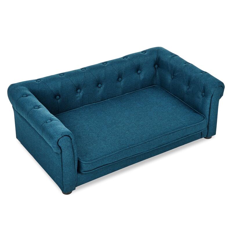 Elegant Rectangle Pet Bed for Medium and Large Dogs, Durable Elevated Dog Sofa Bed, Comfortable Dog Couch