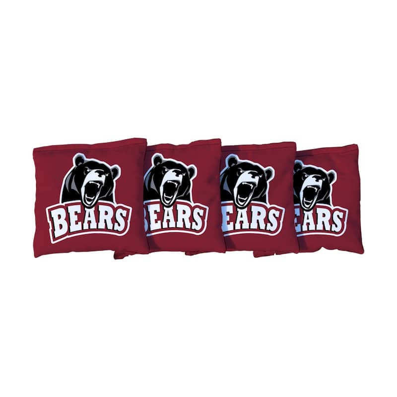 Lenoir-Rhyne University Bears Red Cornhole Bags - Corn Filled