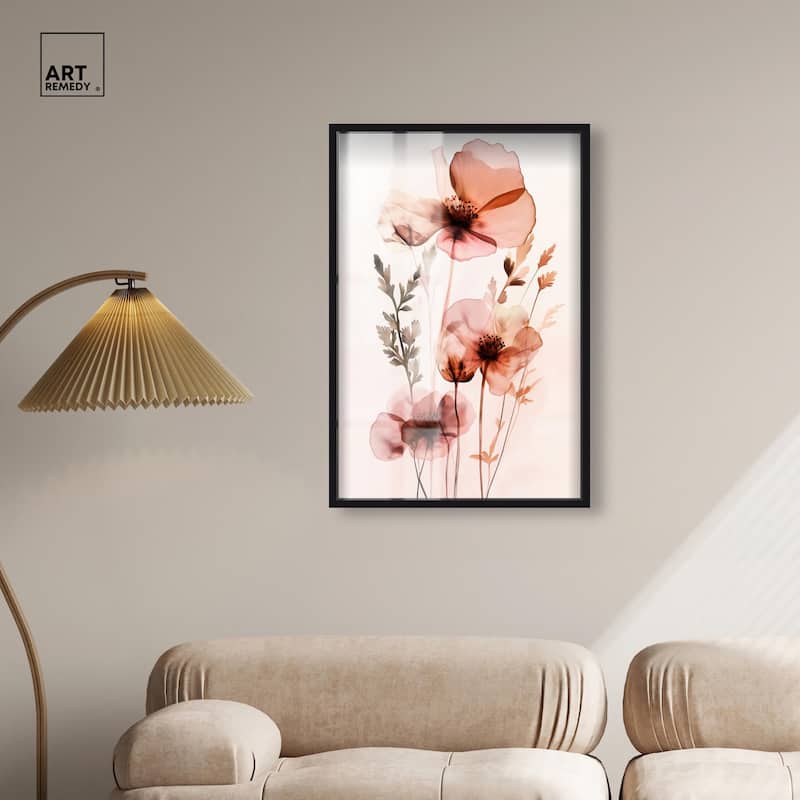Petal Dye II Shadowbox by Art Remedy