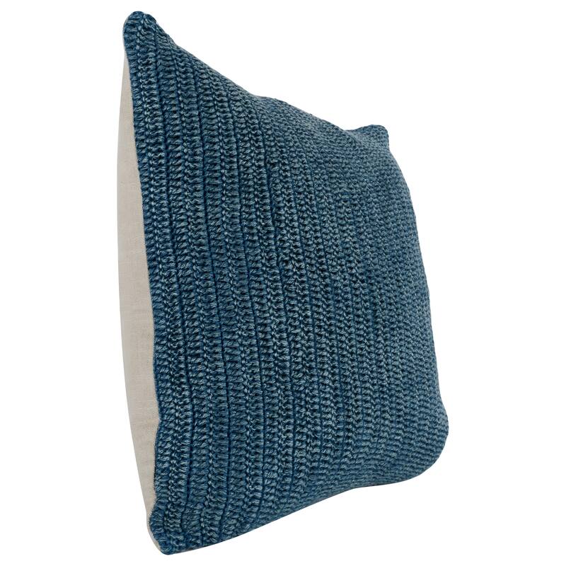 Kosas Home Marcie Knitted 22-inch Throw Pillow