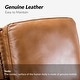 preview thumbnail 36 of 57, Cigar Mid-century Modern Genuine Leather Recliner with Solid Wood Legs and Nailhead Trim Set of 2 by HULALA HOME