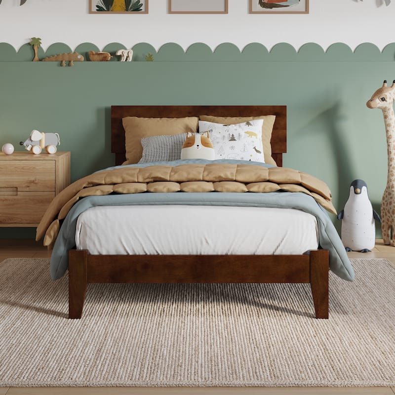 AFI, Orlando Solid Wood Low Profile Platform Bed