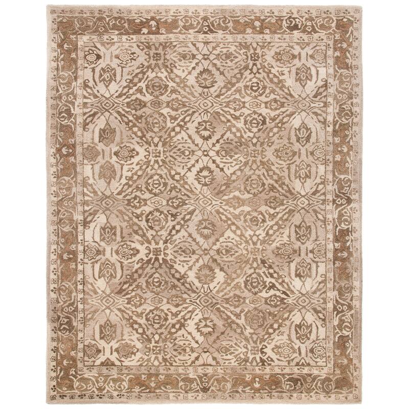 SAFAVIEH Handmade Anatolia Doro Traditional Oriental Hand-spun Wool Rug