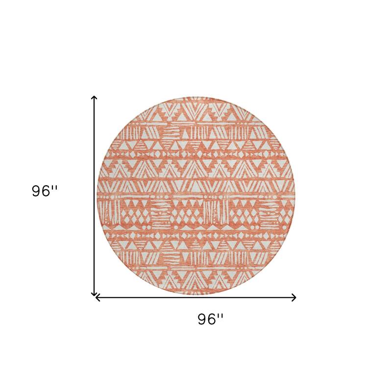 HomeRoots Southwestern Transitional Rectangle Outdoor Rug