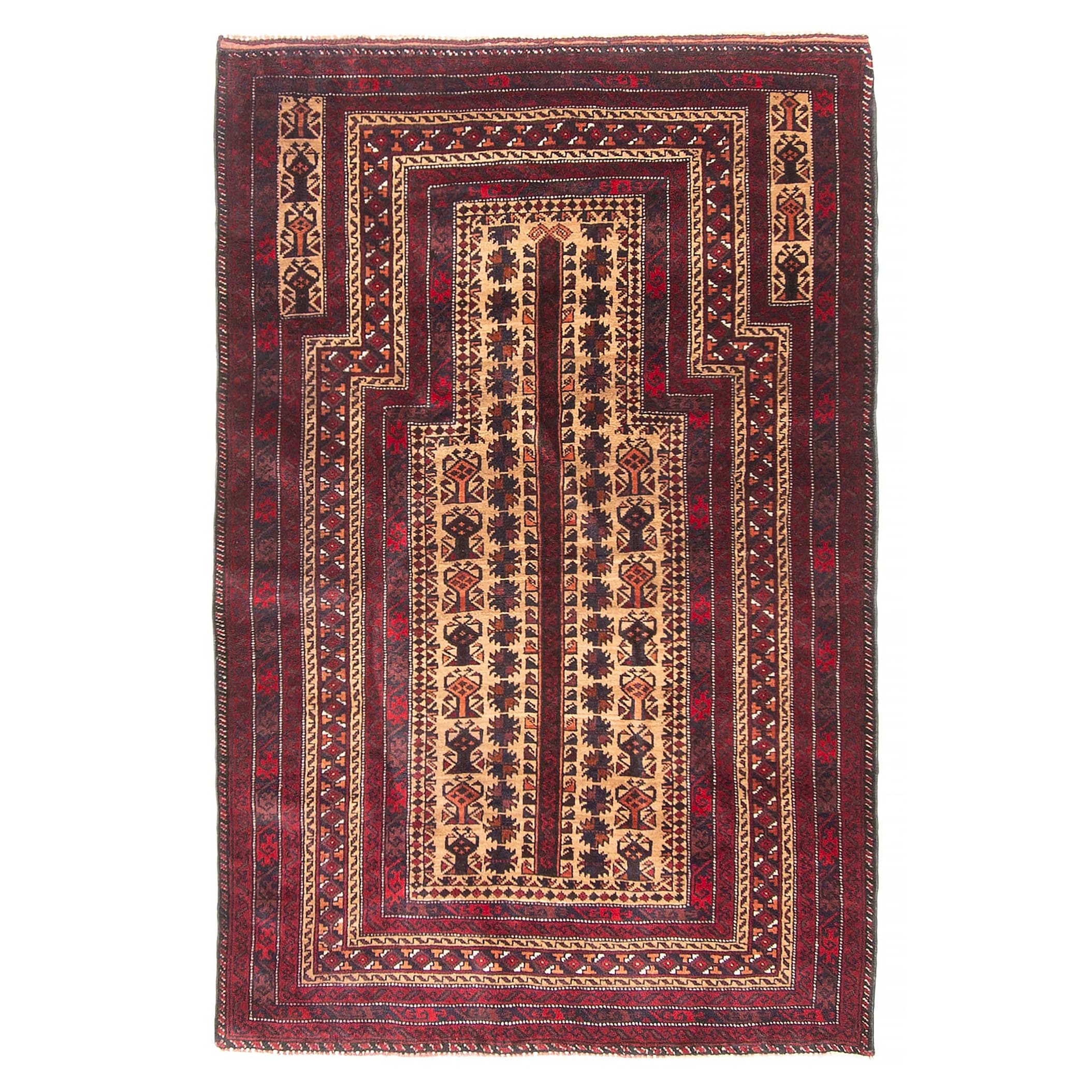 Teimani Tan Rug 3'0" x 4'8" - 3'0 x 4'8