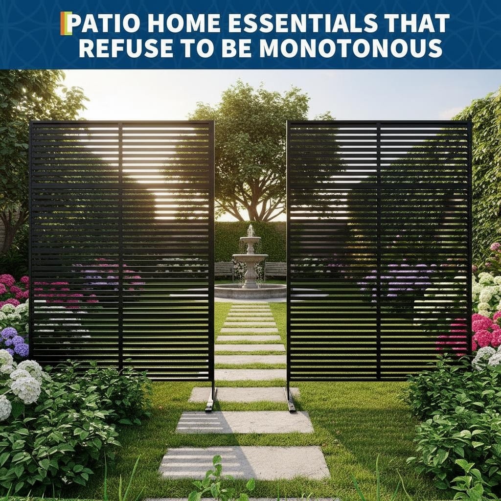 70" H Decorative Metal Garden Fences, Rust-Proof Scroll Design