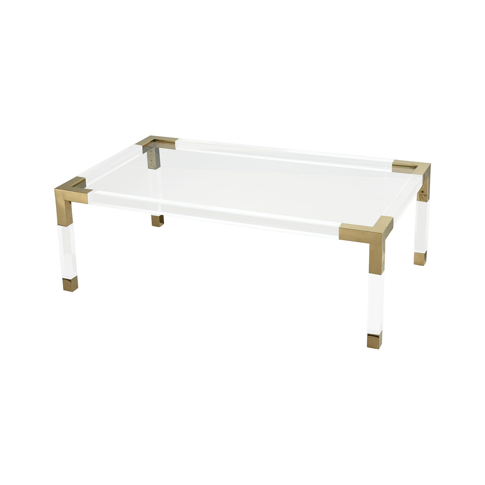 Shop 16 White And Gold Glass Equity Coffee Table Overstock 31771693 Winsome genoa rectangular coffee table with glass top and shelf. overstock com