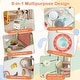 preview thumbnail 4 of 8, Costway 6-in-1 Baby Push Walker Wooden Strollers Learning Activity - See Details
