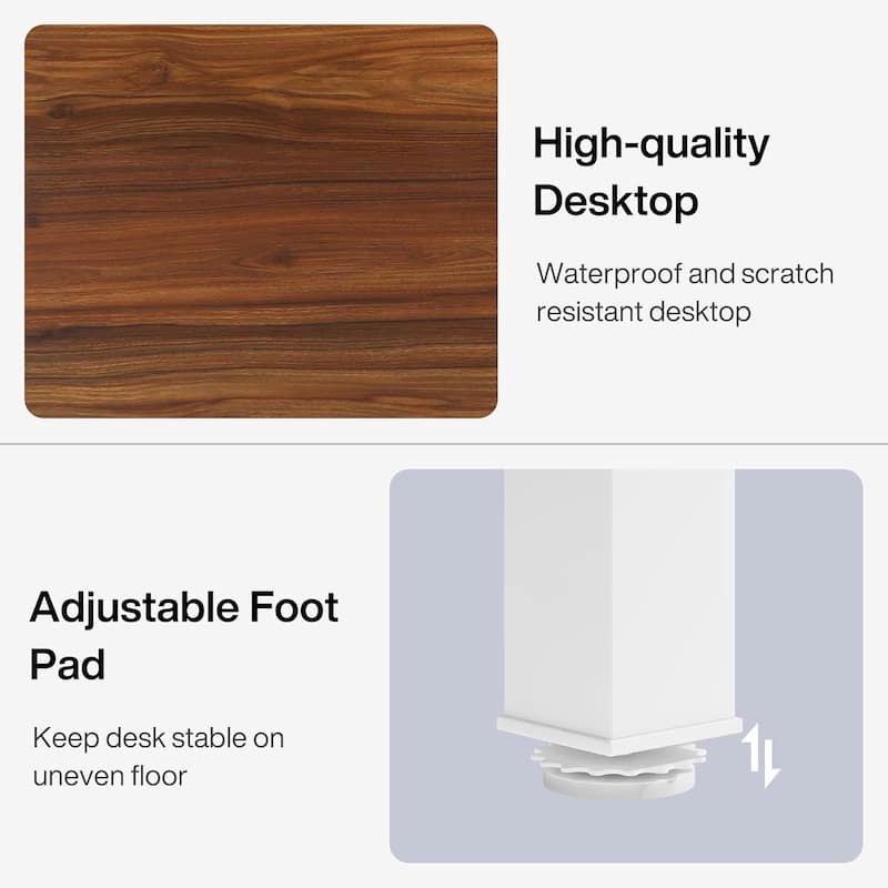 78.7" Extra Long Computer Desk/Table, Work Desk, Double Workstation Desk for Home Office