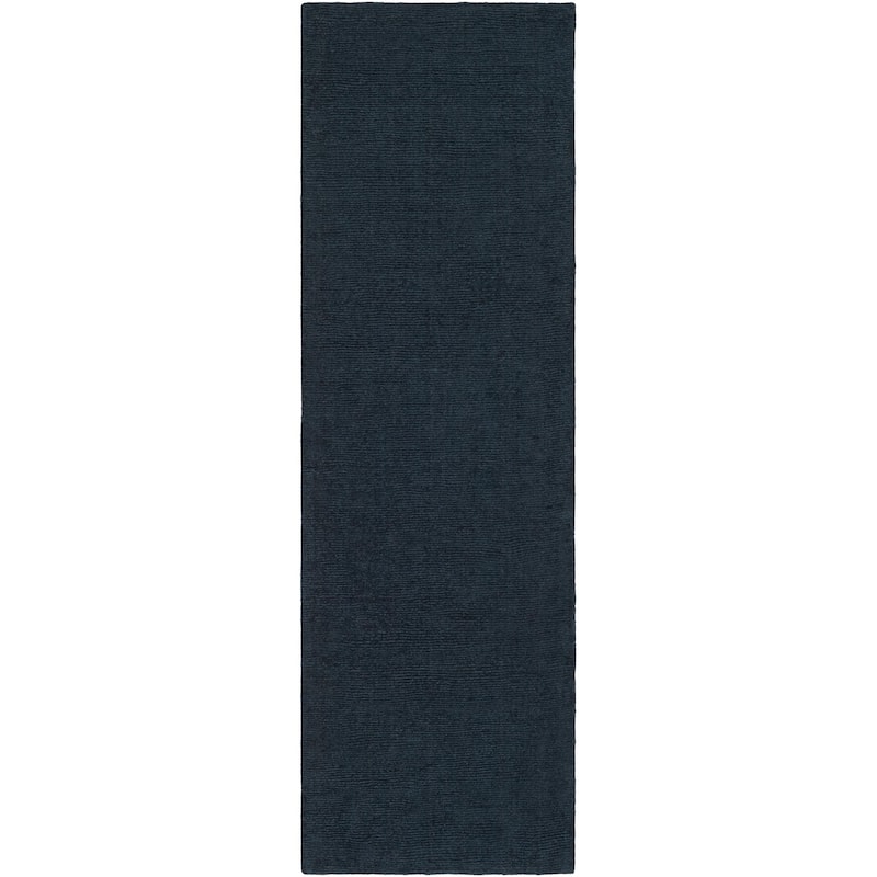 Livabliss Mystique Casual Solid Area Rug - Black - 2' 6" x 8'