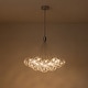 preview thumbnail 8 of 13, Contemporary Dimmable LED Cluster Glass Globe Chandelier - Chrome