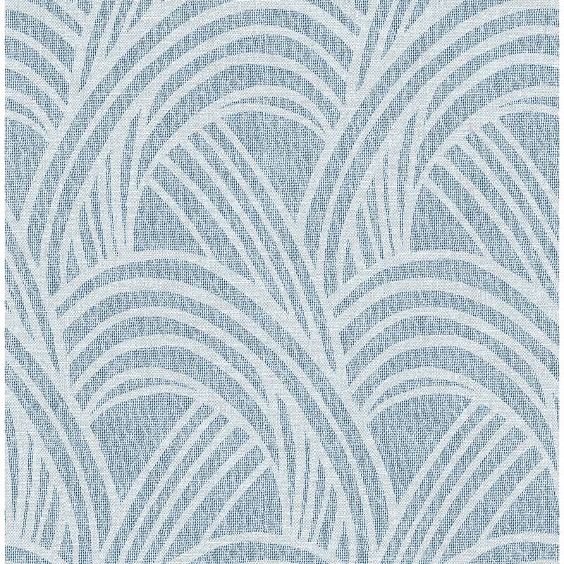 Scott Living Farrah Blue Geometric Wallpaper