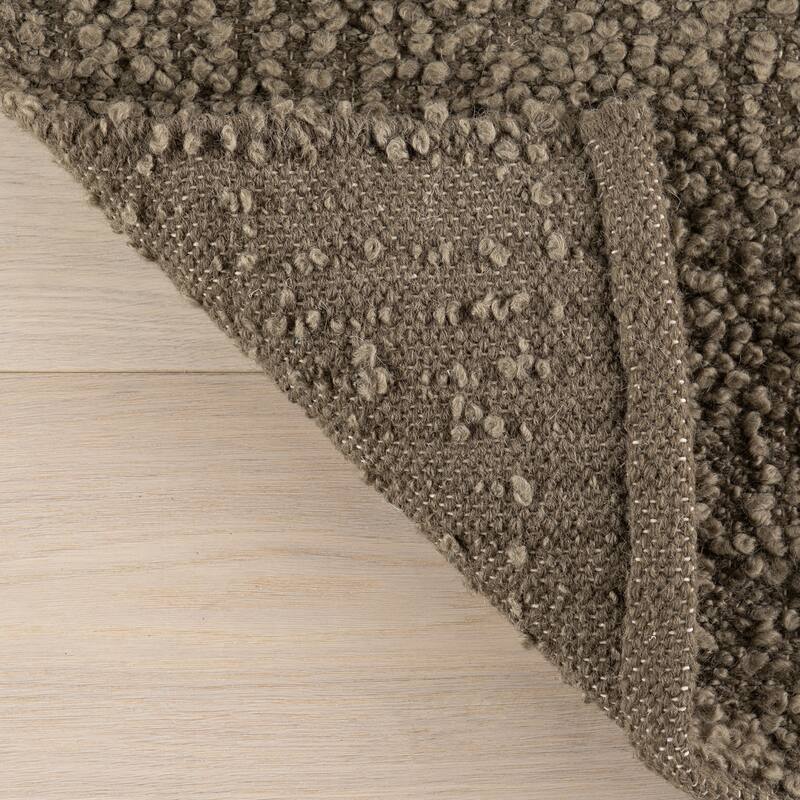 Nuloom Thellia Textured Flatweave Shag Rug