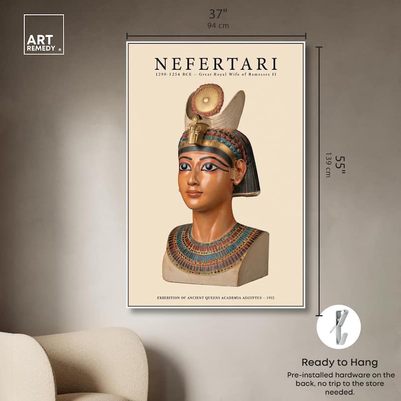 Ancient Egyptian Queen Canvas by Art Remedy