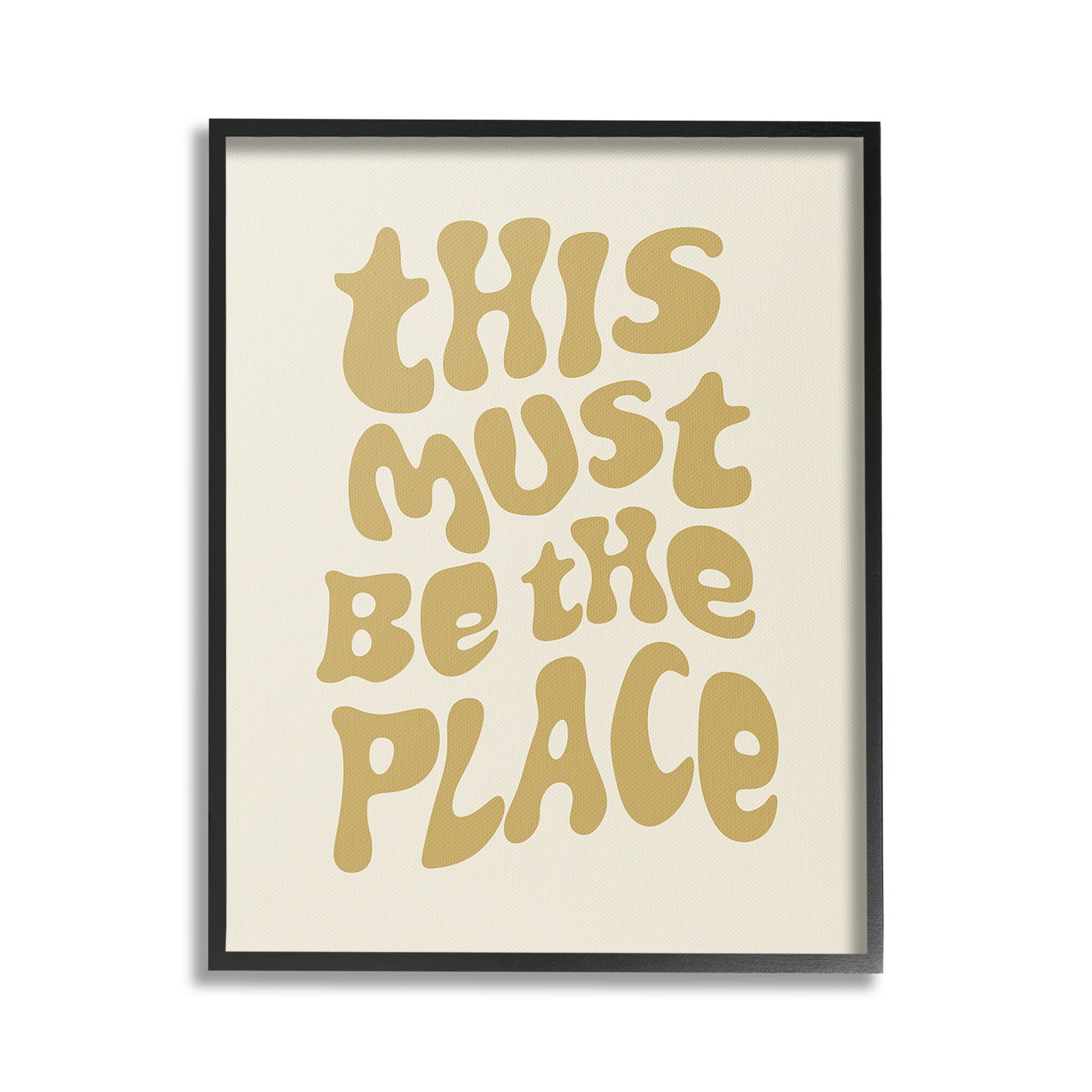 Stupell Must Be The Place Framed Giclee Art Design By Victoria Barnes