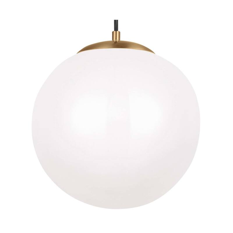 James Allan Clay Single Light 14" Wide LED Full Sized Pendant - Satin Bronze