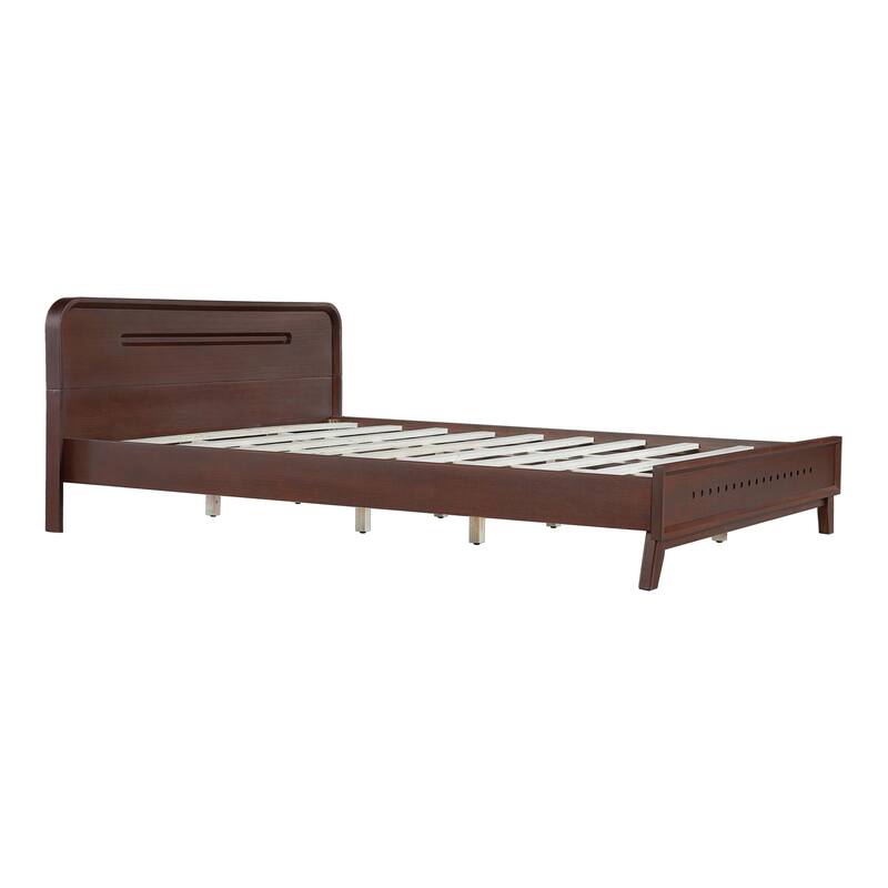 Pine Solid Wood Bed, Sturdy and Stable, No Box Spring Needed