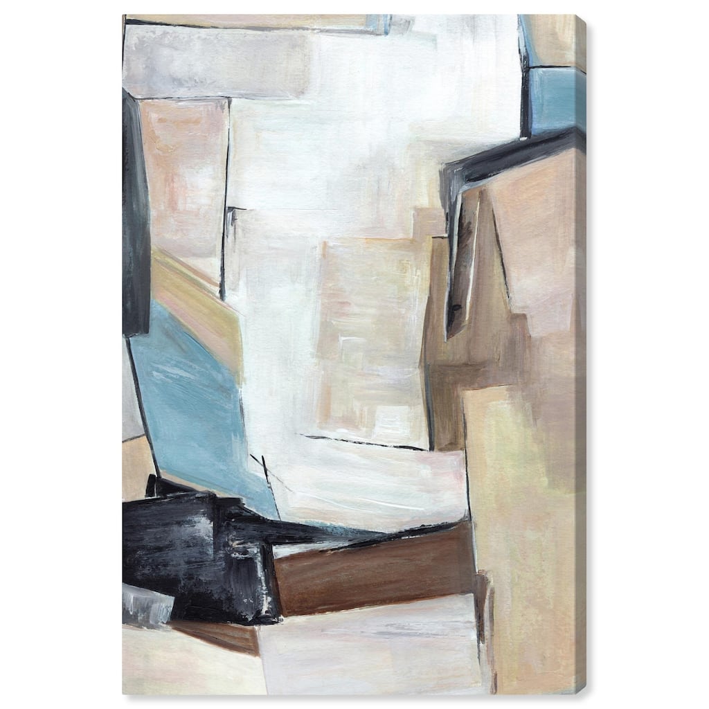 Joy Filled Shapes Canvas by Art Remedy, Gallery Wrapped