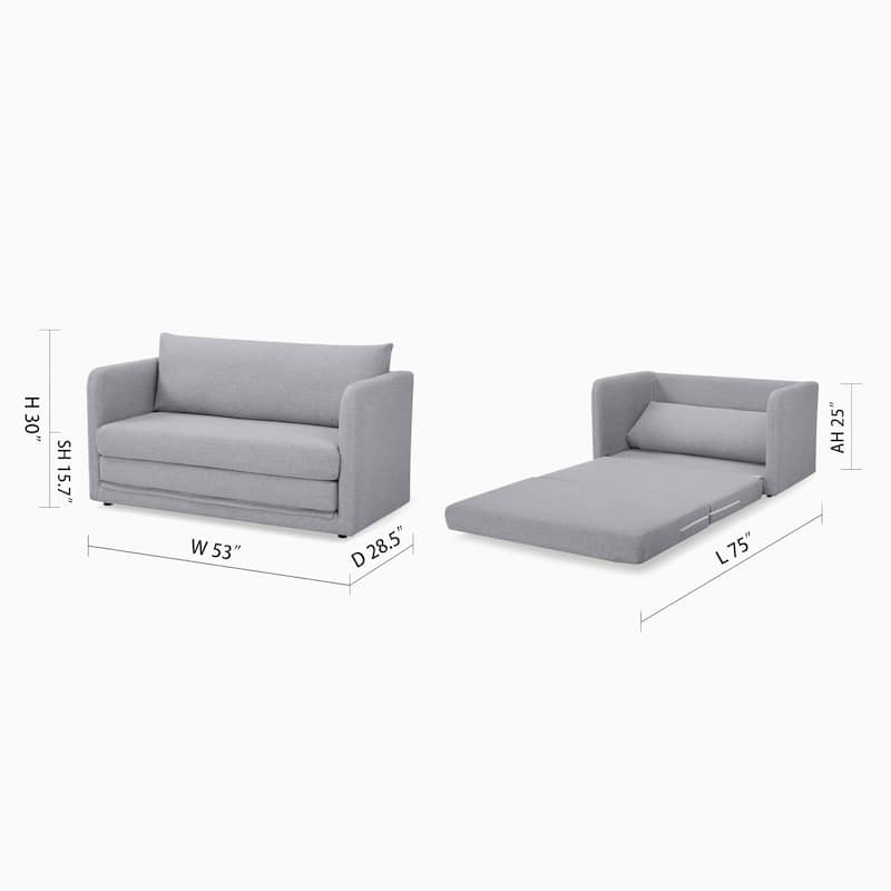 Artdeco Home Newberry Sleeper Sofa Loveseat