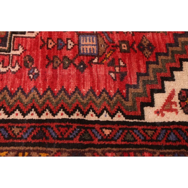 ECARPETGALLERY Hand-knotted Andelz Red Wool Rug - 3'3 x 4'11