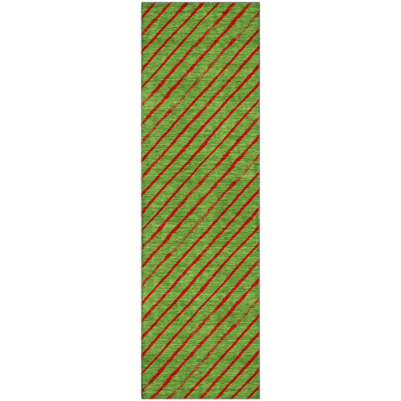 Premium Washable Super Soft Angle Stripe Mayfield Rug