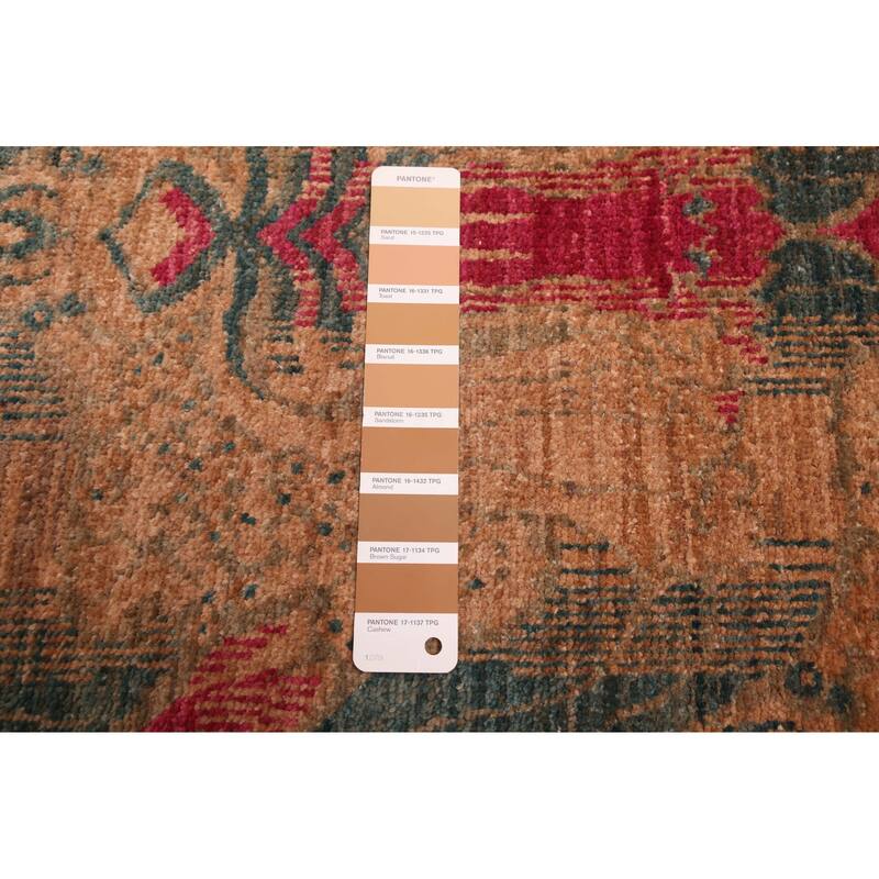 ECARPETGALLERY Hand-knotted Vibrance Brown Wool Rug - 9'1 x 12'1