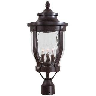 The Great Outdoors GO 8765 Merrimack 3 Light 23" Tall Post Light with