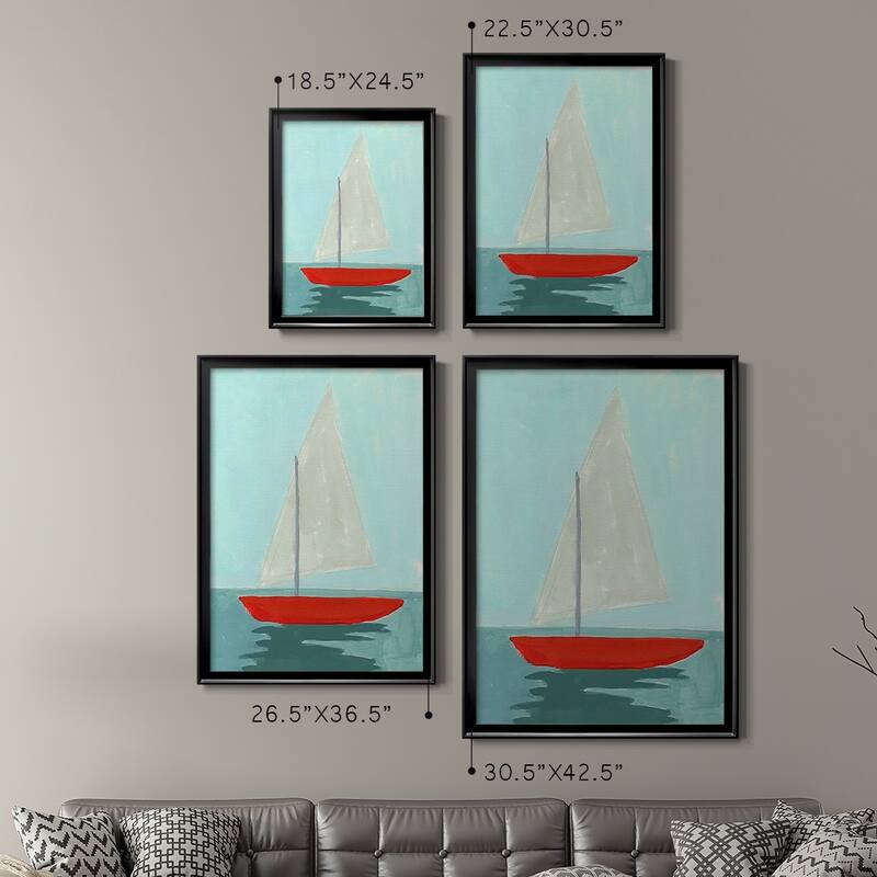 Small Sail II Premium Framed Print - Ready to Hang