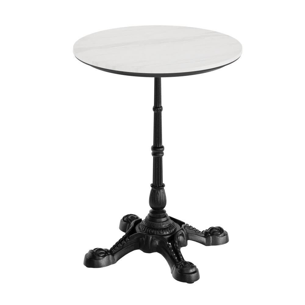 Commercial All-Weather HPL Tabletop with Bistro Base