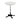 Commercial All-Weather Seamless Surface Tabletop with Bistro Base