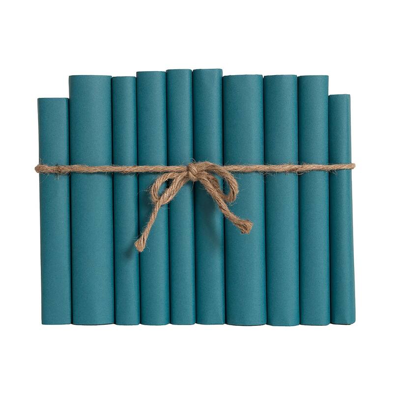 Books Blue Decorative Accessories: Turquoise Wrapped Colorpak