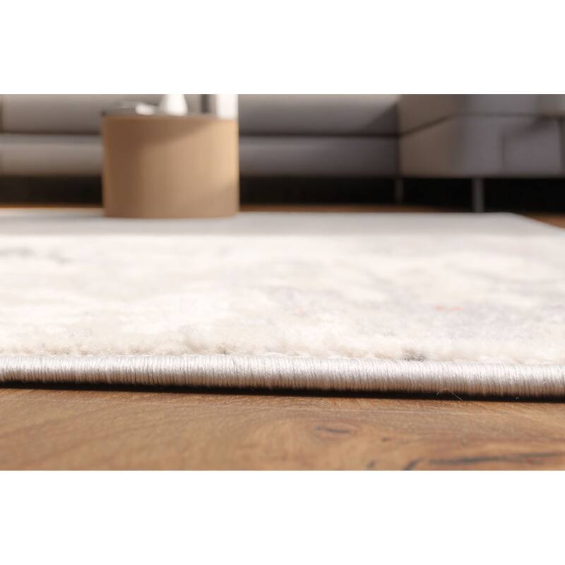 ECARPETGALLERY Machine Made Arlo Ivory Area Rug