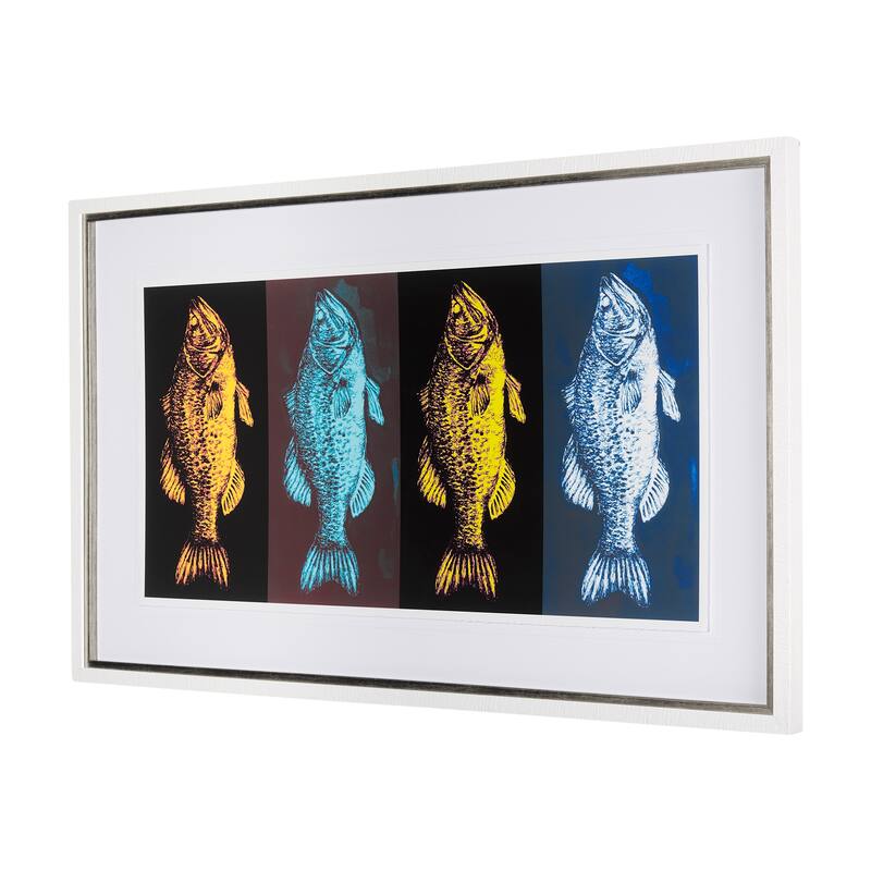 Largemouth Bass Print 4 in 1 Framed Art Print