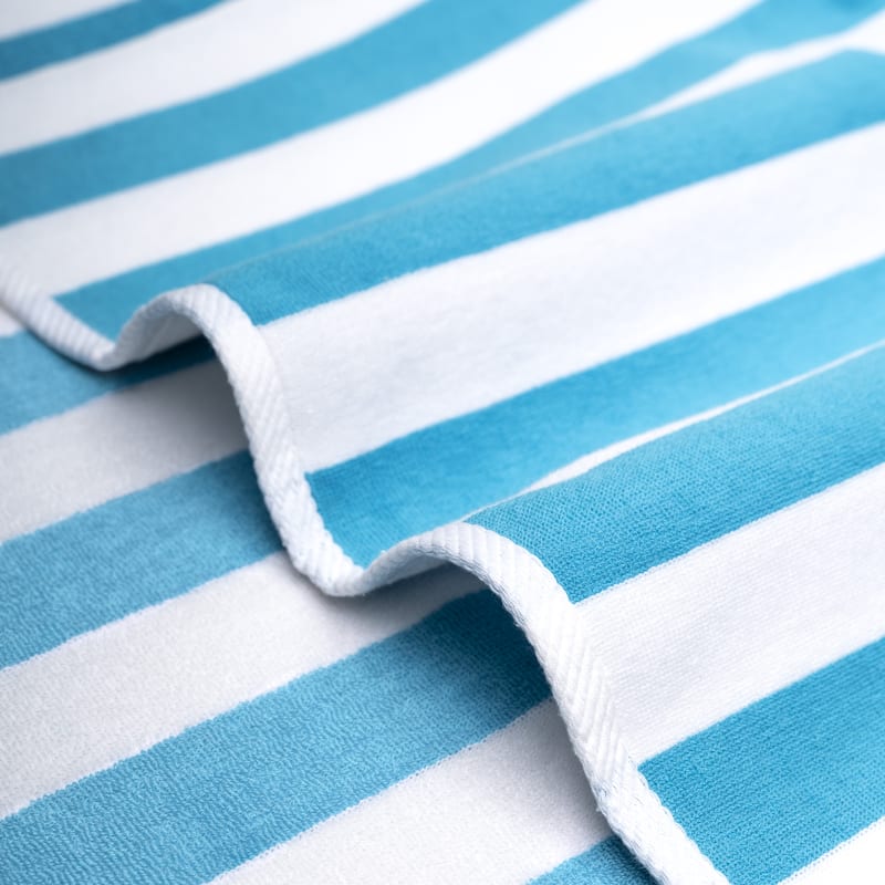 American Soft Linen,100% Cotton 4 Pack Beach Towels, 30 x 60 Cabana Striped Pool Towels