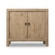preview thumbnail 1 of 6, Two Doors Cabient Weathered Natural 39x18x35H - 54 x 84
