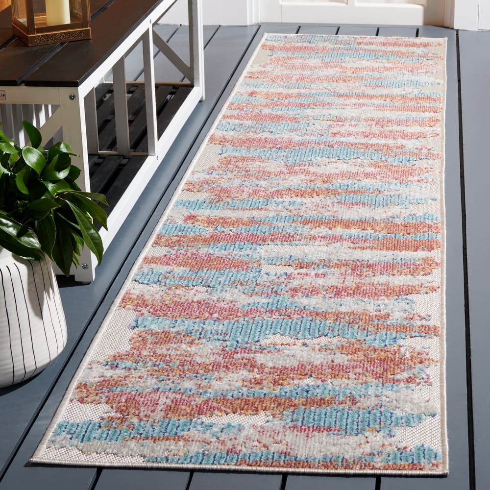 SAFAVIEH Cabana Chirine Indoor/ Outdoor Boho Rug