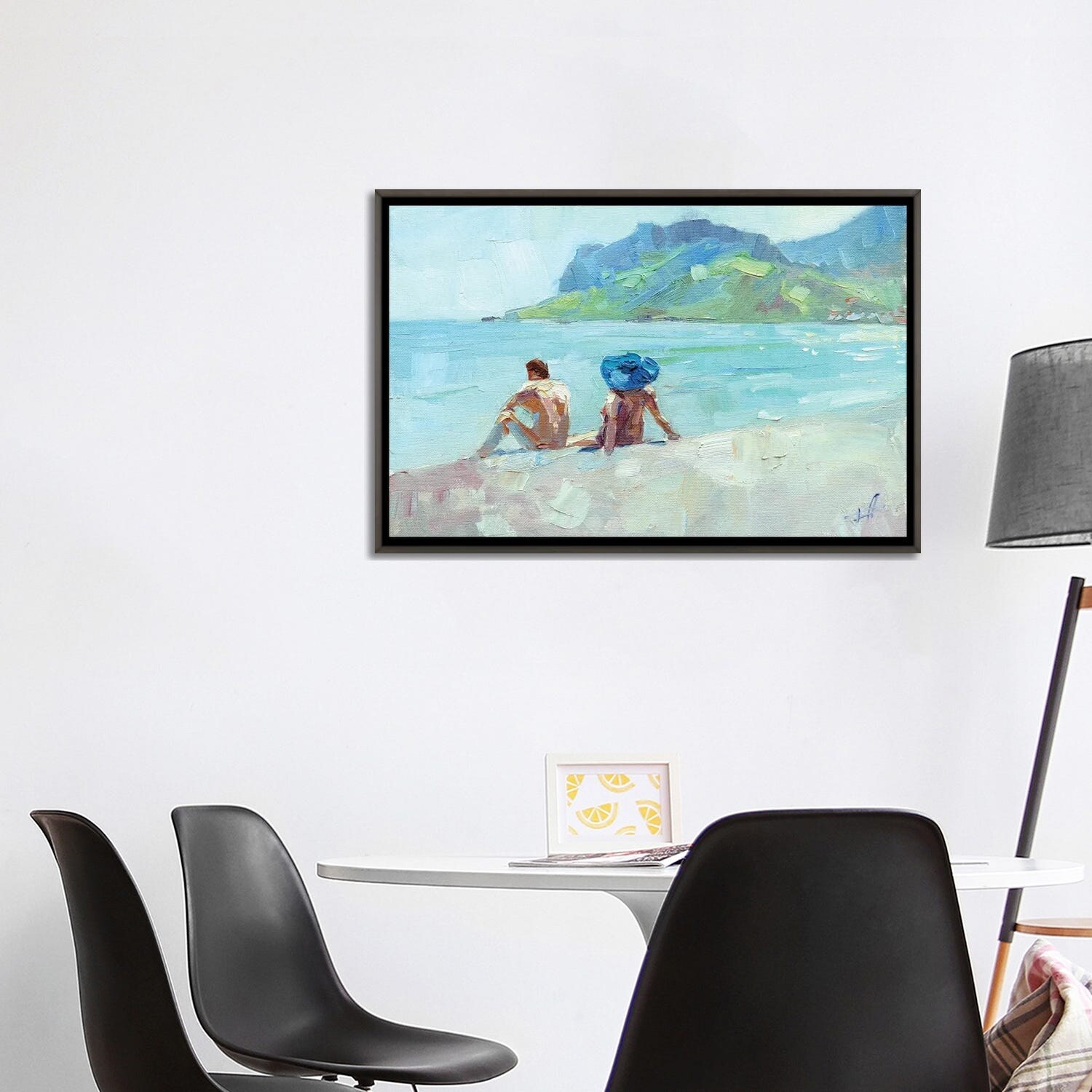 nude beach koktebel  by CountessArt Framed - On Sale - Bed Bath &  Beyond - 37649328