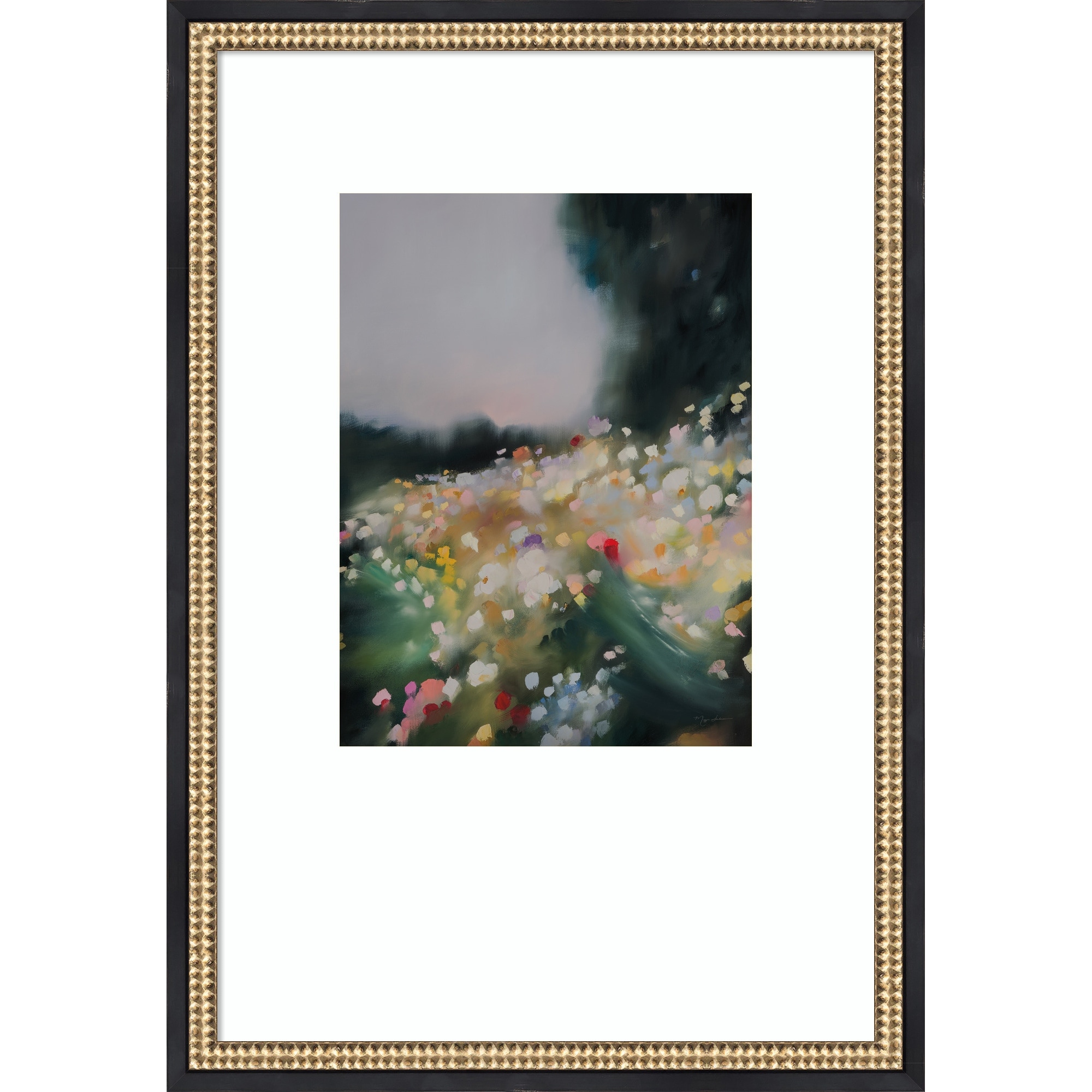 Wild Garden by Maggie Sackmann Wood Framed Wall Art Print