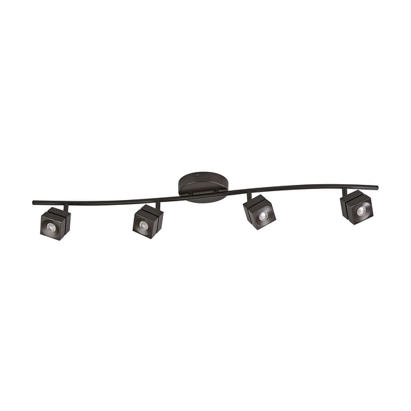 Cantrell 4-light Oil-Rubbed Bronze LED Track Head. Opens flyout.