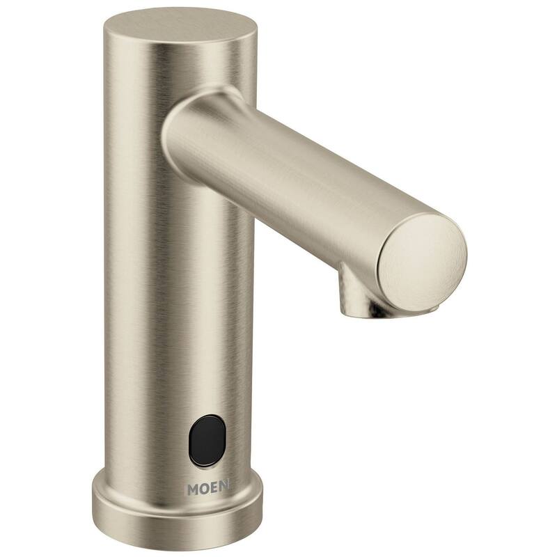 Moen M-Power Electronic Single Hole Touch Free Bathroom Faucet - Brushed Nickel