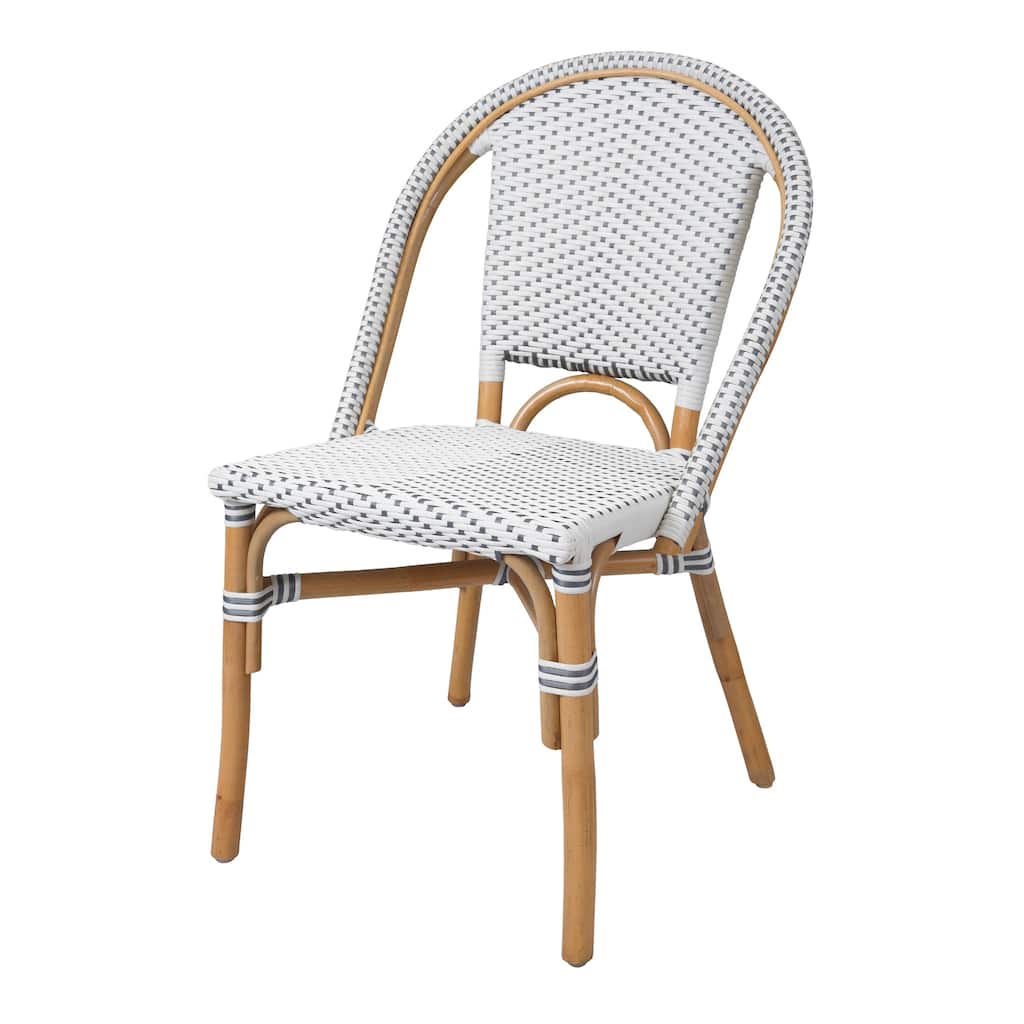 NPD Furniture Avignon Paris Rattan Bistro Dining Side Chair (Set of 2)